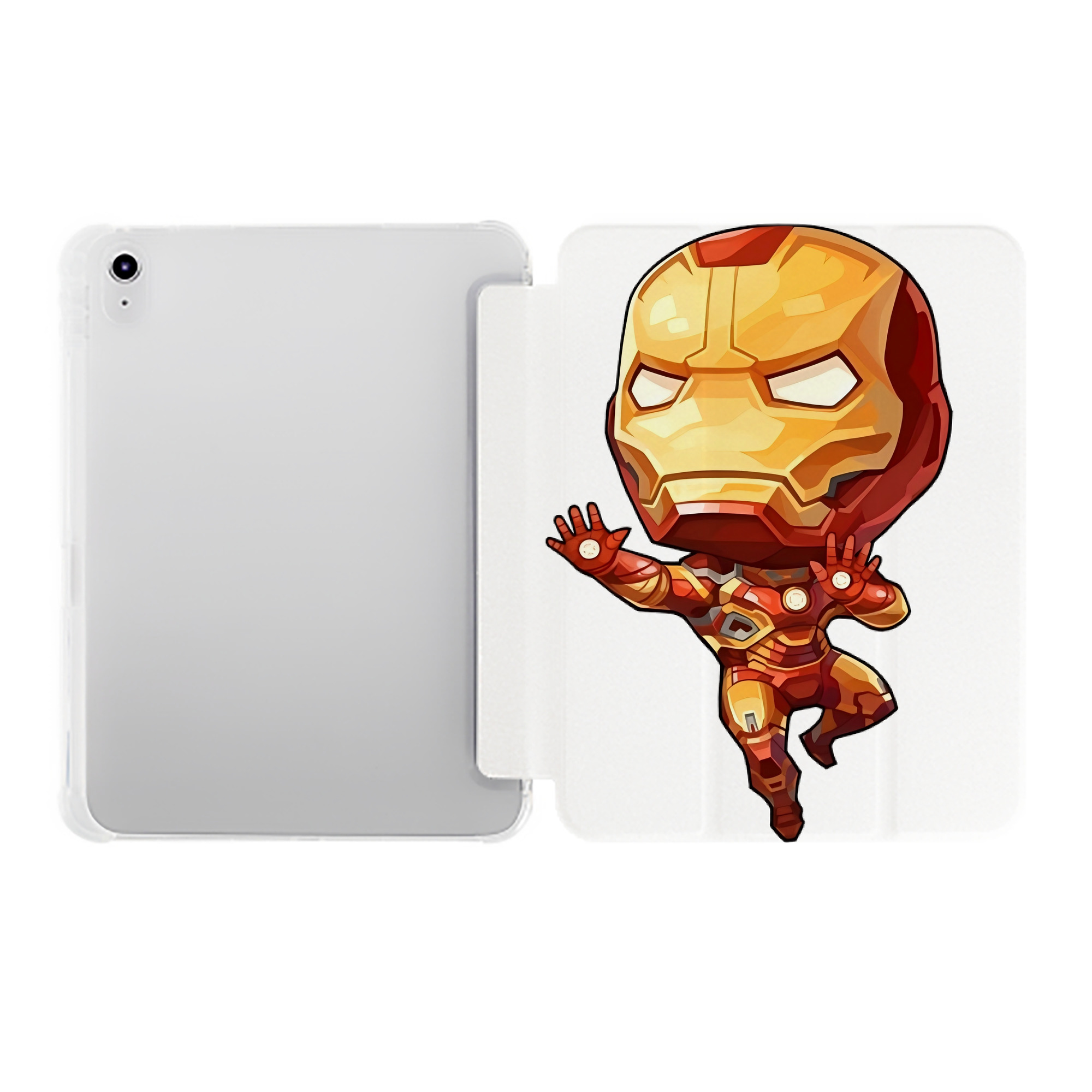 （画像用） アベンジャーズ The Avengers IPad ケース ペン収納付き 三つ折りスタンド PUレザー×シリコン 対応機種9.5/10.5/10.9インチ